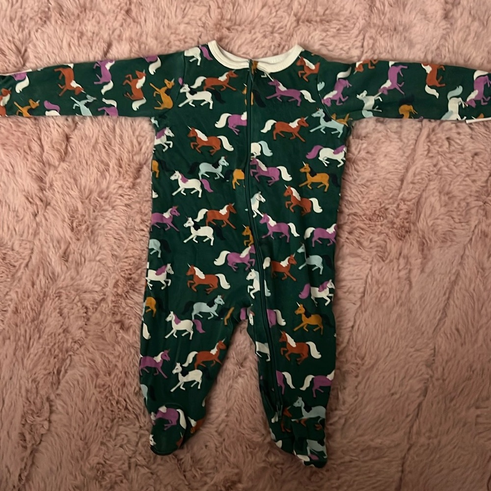 Wonder Nation Unicorn Zip Up Footie